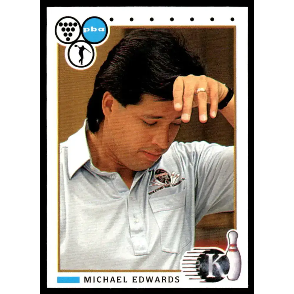 1990 Kingpins #78 Michael Edwards NM-MT PBA Bowling Card - Other