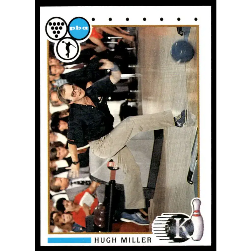 1990 Kingpins #8 Hugh Miller NM-MT PBA Bowling Card - Other
