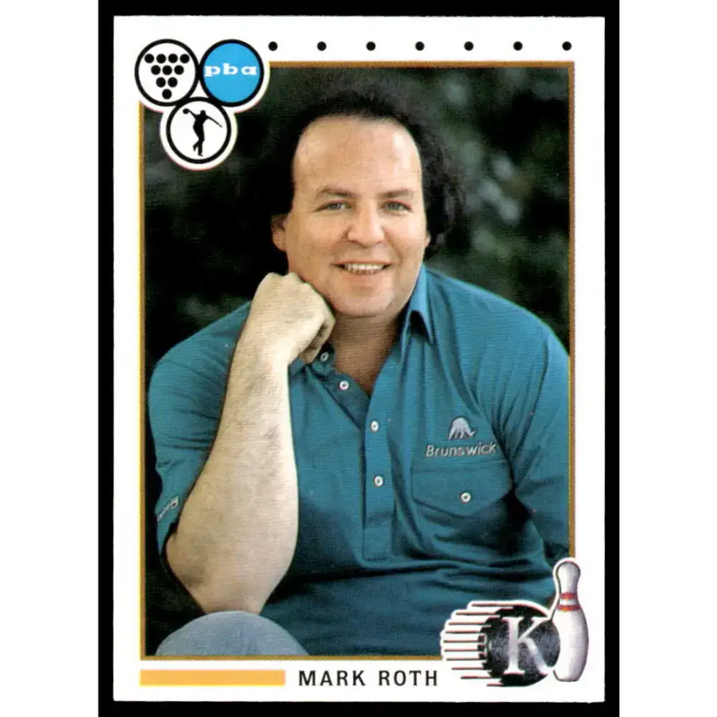 1990 Kingpins #80 Mark Roth NM-MT PBA Bowling Card - Other