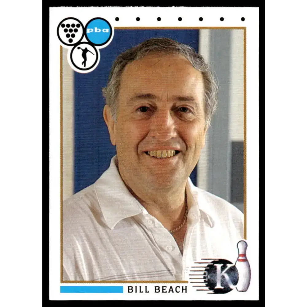 1990 Kingpins #82 Bill Beach NM-MT PBA Bowling Card - Other