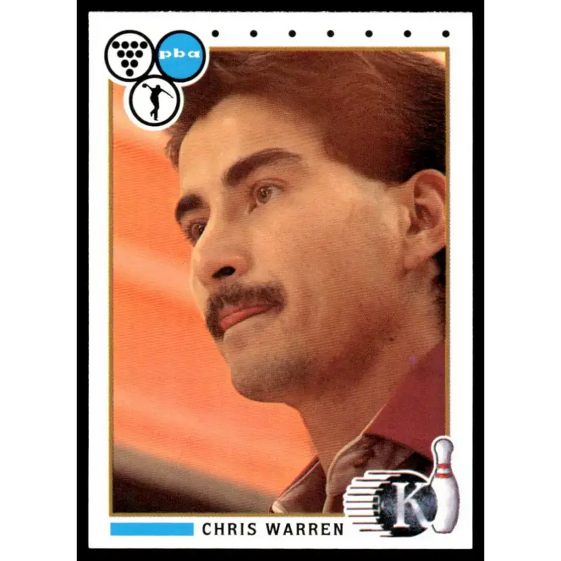 1990 Kingpins #84 Chris Warren NM-MT PBA Bowling Card - Other