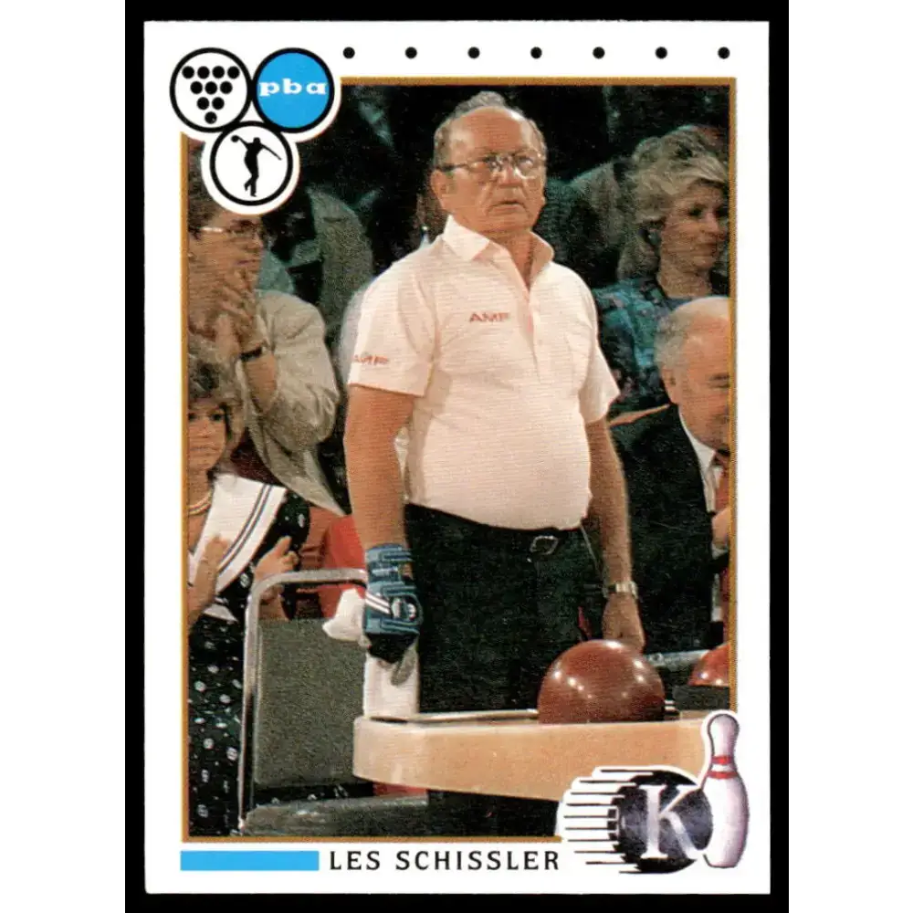 1990 Kingpins #96 Les Schissler NM-MT PBA Bowling Card - Bowling Card Single