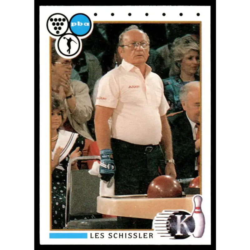 1990 Kingpins #96 Les Schissler NM-MT PBA Bowling Card - Bowling Card Single
