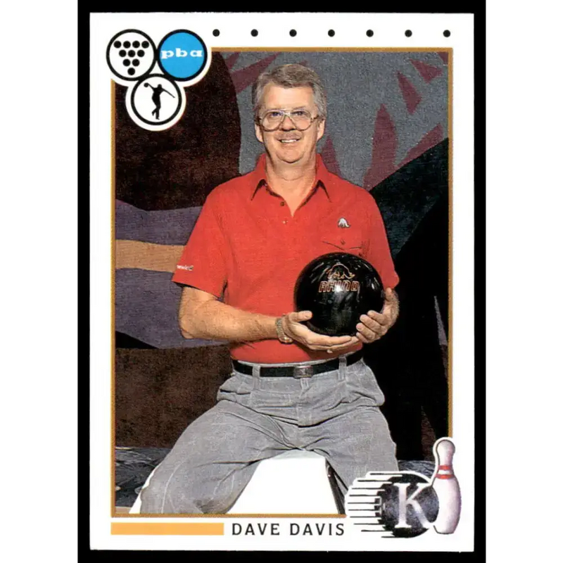 1990 Kingpins #98 Dave Davis NM-MT PBA Bowling Card - Other