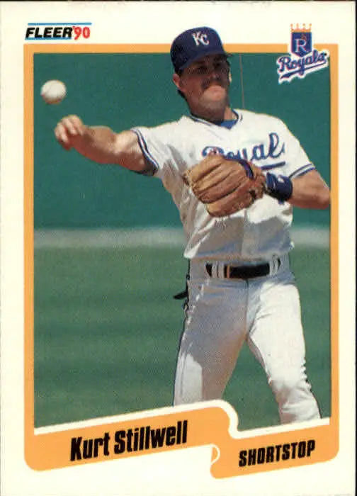 1990 Kurt Stillwell Fleer Baseball Card #118 - Baseball Card Single