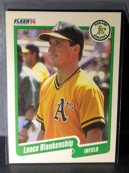 1990 Lance Blankenship Fleer Baseball Card #1 - Baseball Card Single
