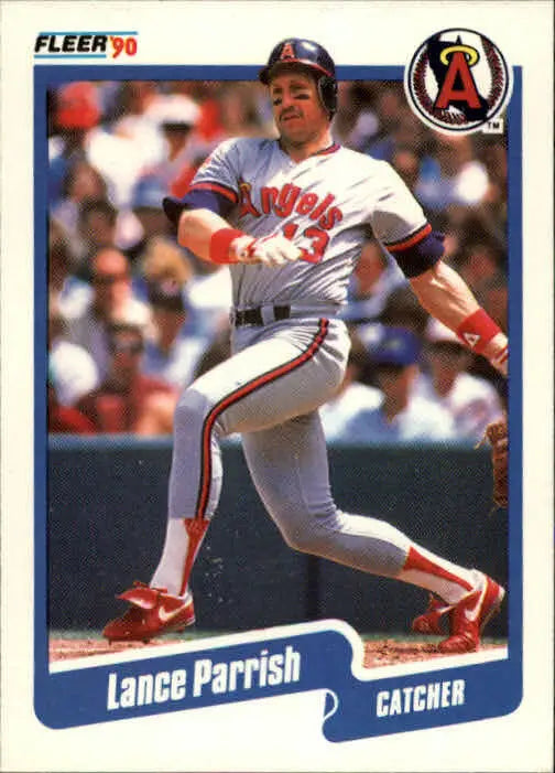 1990 Lance Parrish Fleer Baseball Card #141 - Baseball Card Single