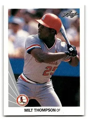 1990 Leaf #308 Milt Thompson - Baseball Card Single