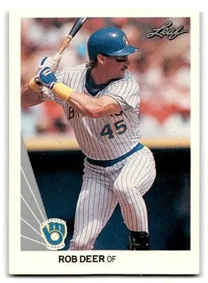 1990 Leaf #322 Rob Deer - Baseball Card Single