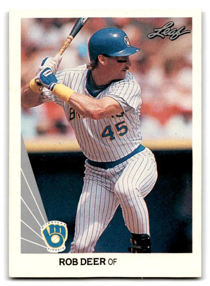 1990 Leaf #322 Rob Deer - Baseball Card Single