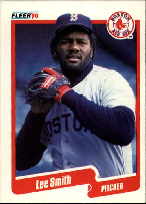 1990 Lee Smith Fleer Baseball Card #287 - Baseball Card Single