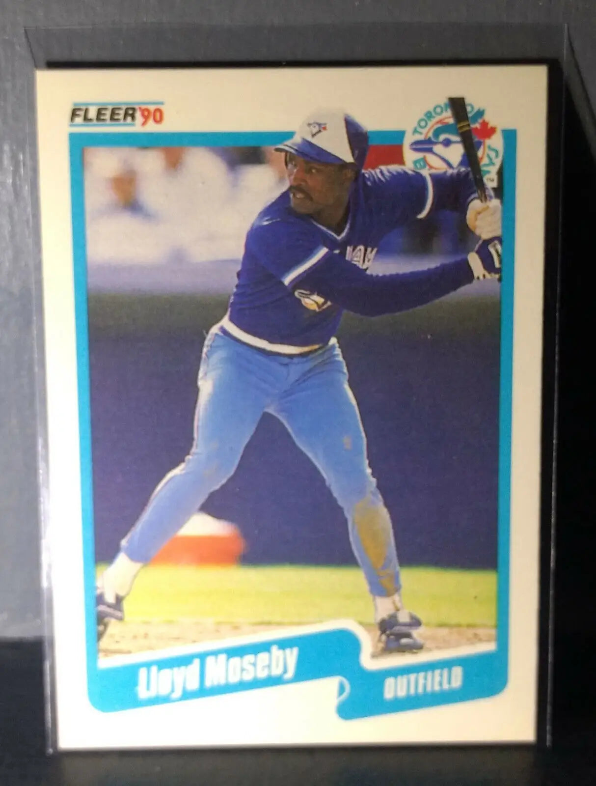 1990 Lloyd Moseby Fleer Baseball Card #90 - Baseball Card Single