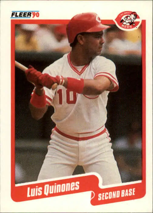 1990 Luis Quinones Fleer Baseball Card #428