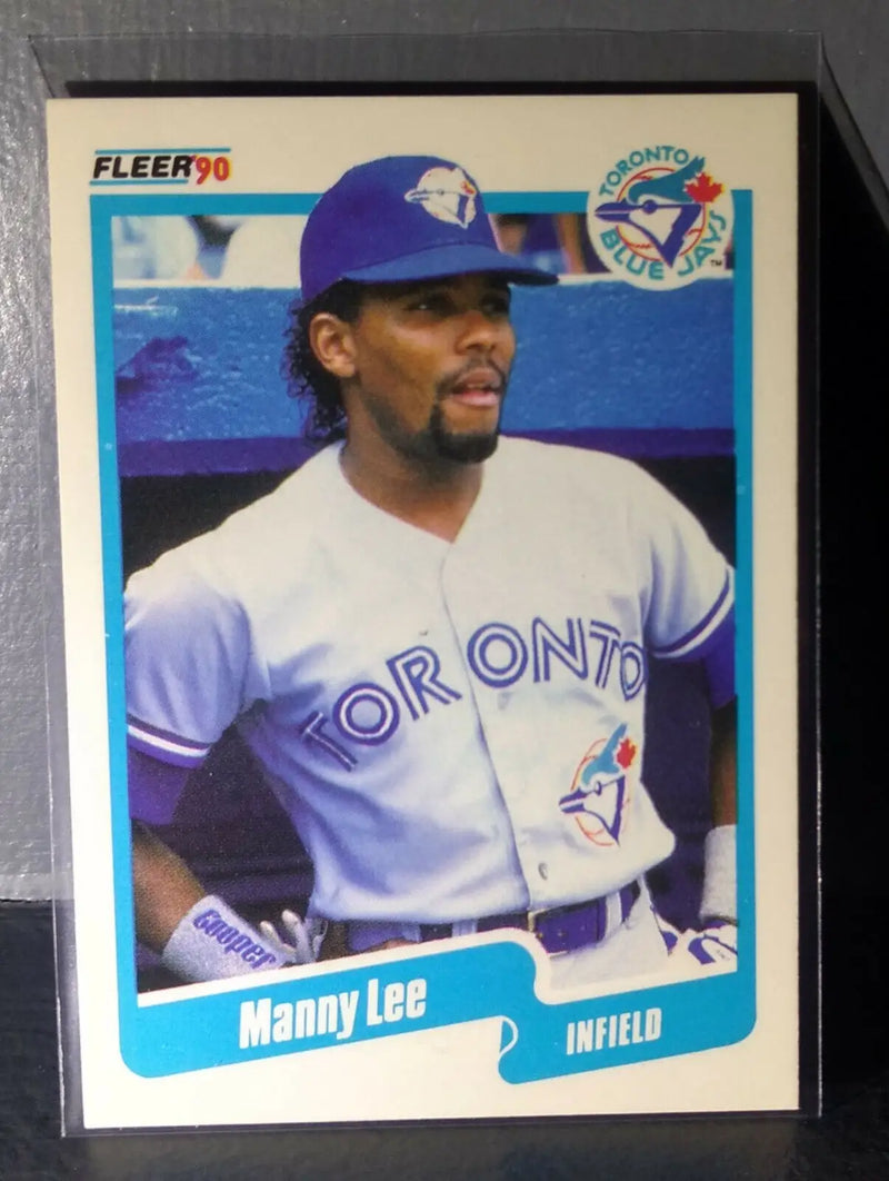 1990 Manuel Lee Fleer Baseball Card #86