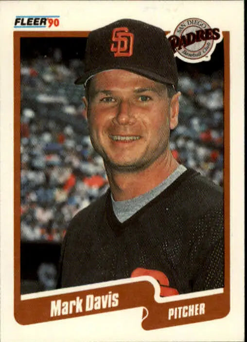 1990 Mark Davis Fleer Baseball Card #155 - Baseball Card Single