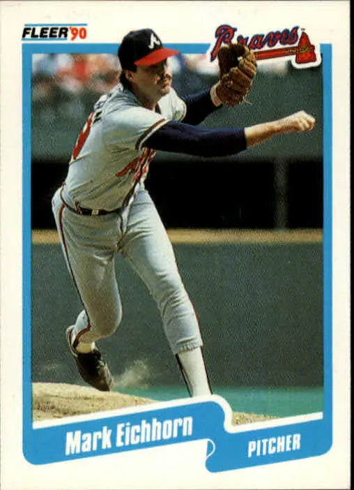 1990 Mark Eichhorn Fleer Baseball Card #580 - Baseball Card Single