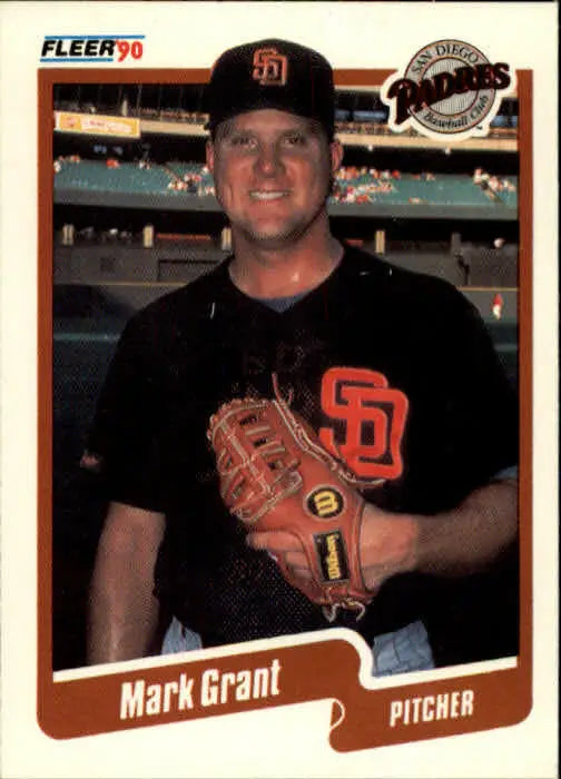 1990 Mark Grant Fleer Baseball Card #156