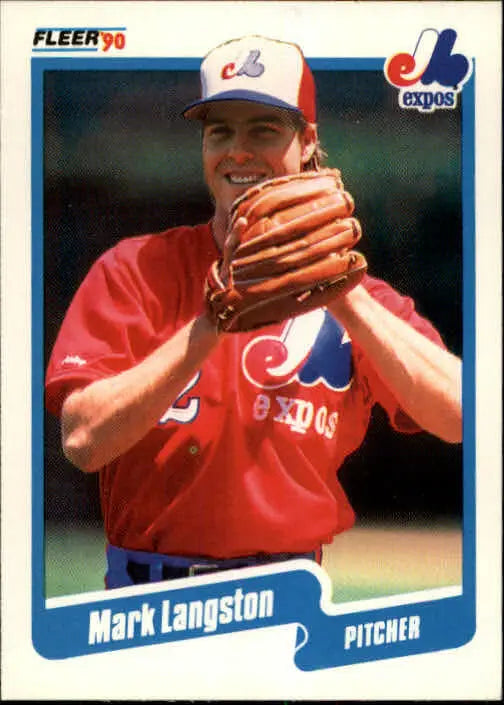 1990 Mark Langston Fleer Baseball Card #352 - Baseball Card Single