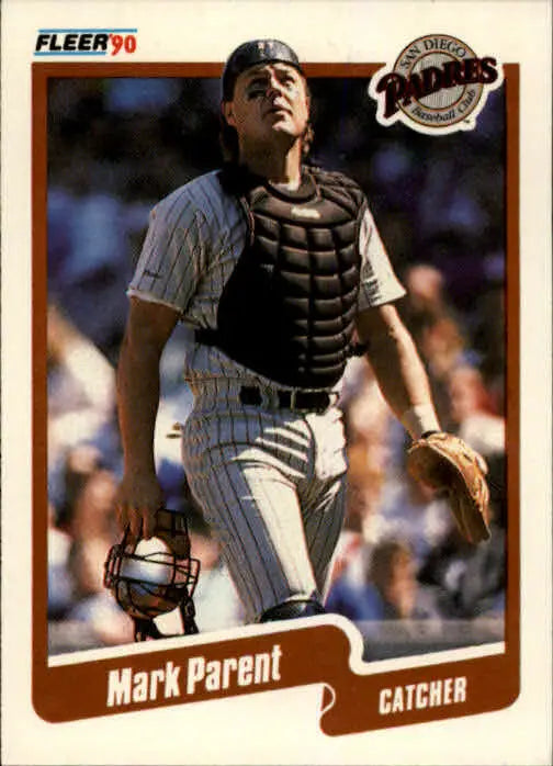 1990 Mark Parent Fleer Baseball Card #164 - Baseball Card Single