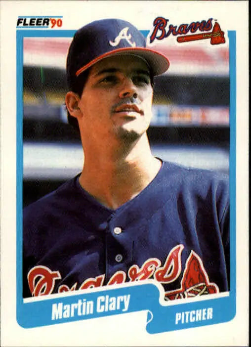 1990 Marty Clary Fleer Baseball Card #578 - Baseball Card Single