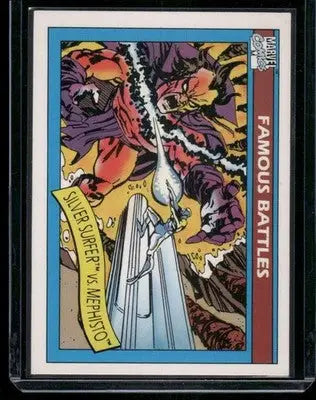 1990 Marvel Universe Mephisto Silver Surfer #96 - Marvel Card Single