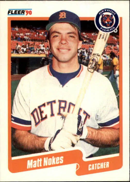 1990 Matt Nokes Fleer Baseball Card #611 - Baseball Card Single