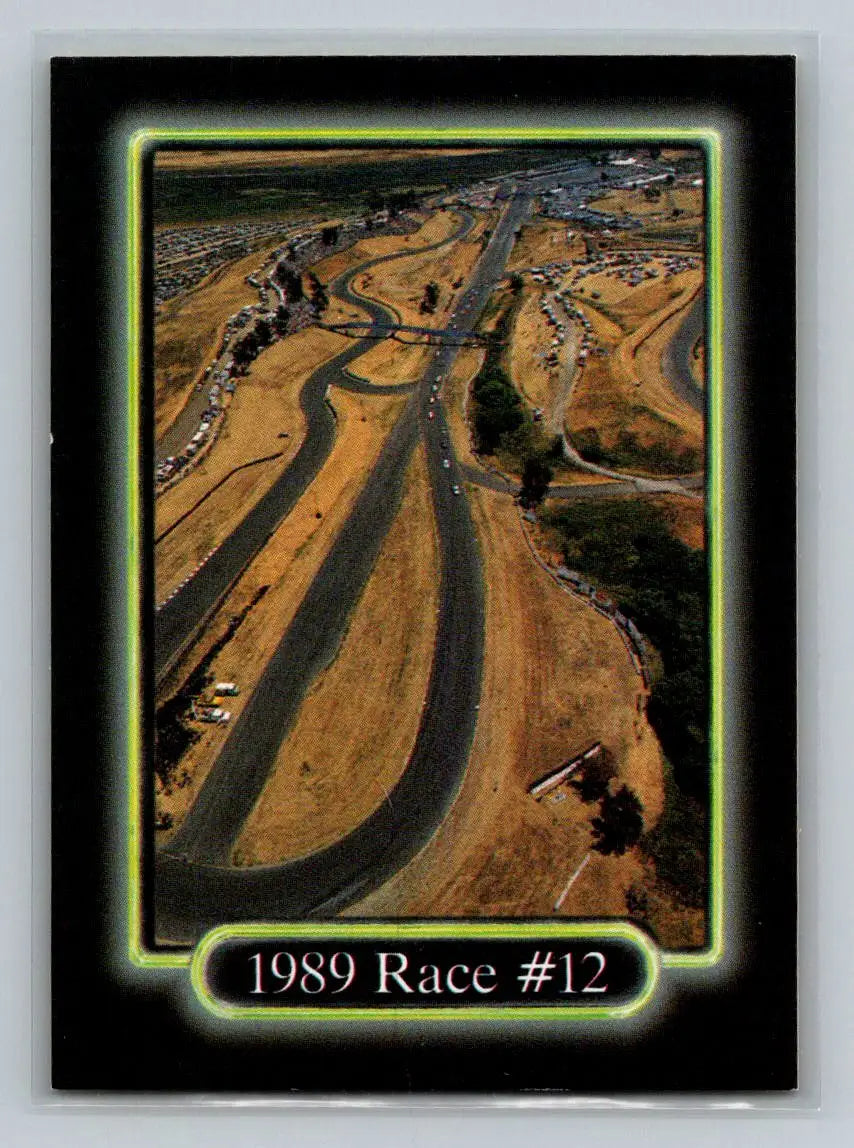 1990 Maxx #180 1989 Race #12 - Racing Card Single