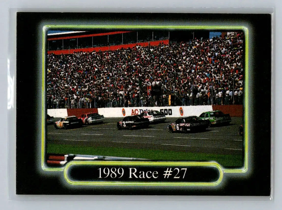 1990 Maxx #195 1989 Race #27 - Racing Card Single
