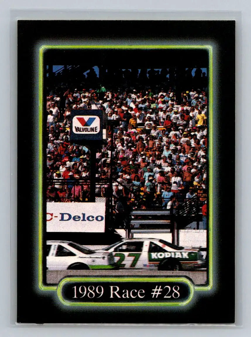 1990 Maxx #196 1989 Race #28 Blue Max Racing - Racing Card Single