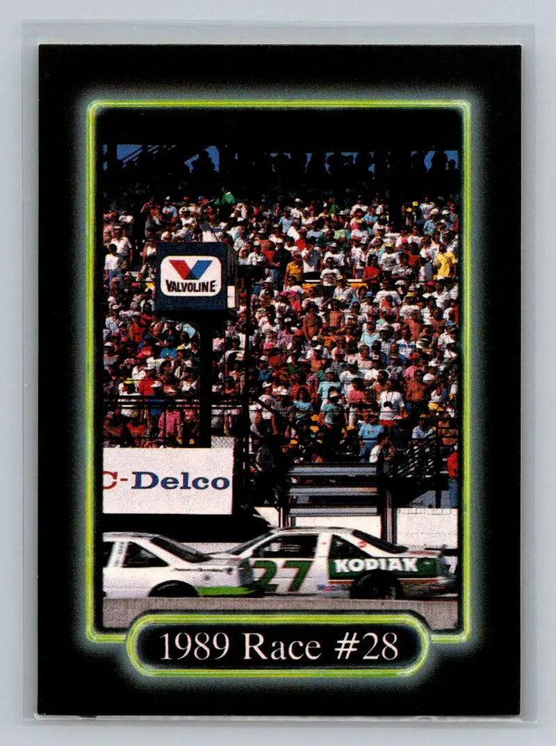 1990 Maxx #196 1989 Race #28 Blue Max Racing - Racing Card Single