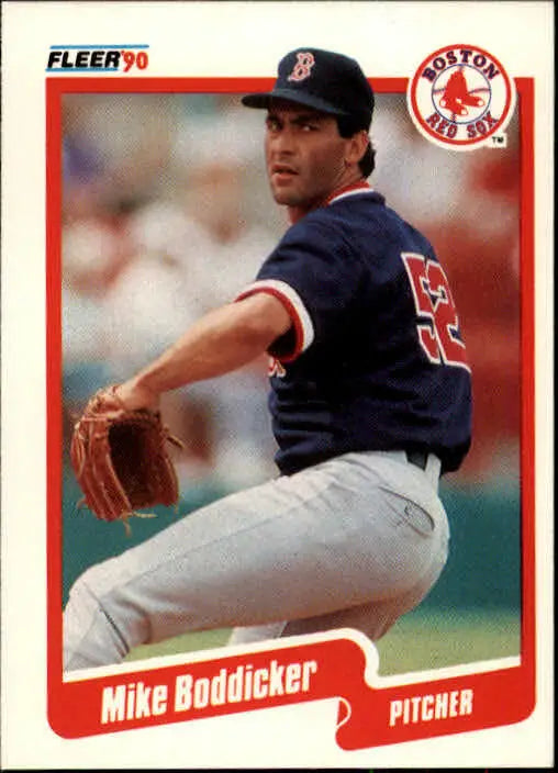 1990 Mike Boddicker Fleer Baseball Card #267 - Baseball Card Single