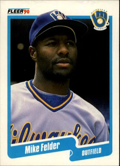 1990 Mike Felder Fleer Baseball Card #321 - Baseball Card Single