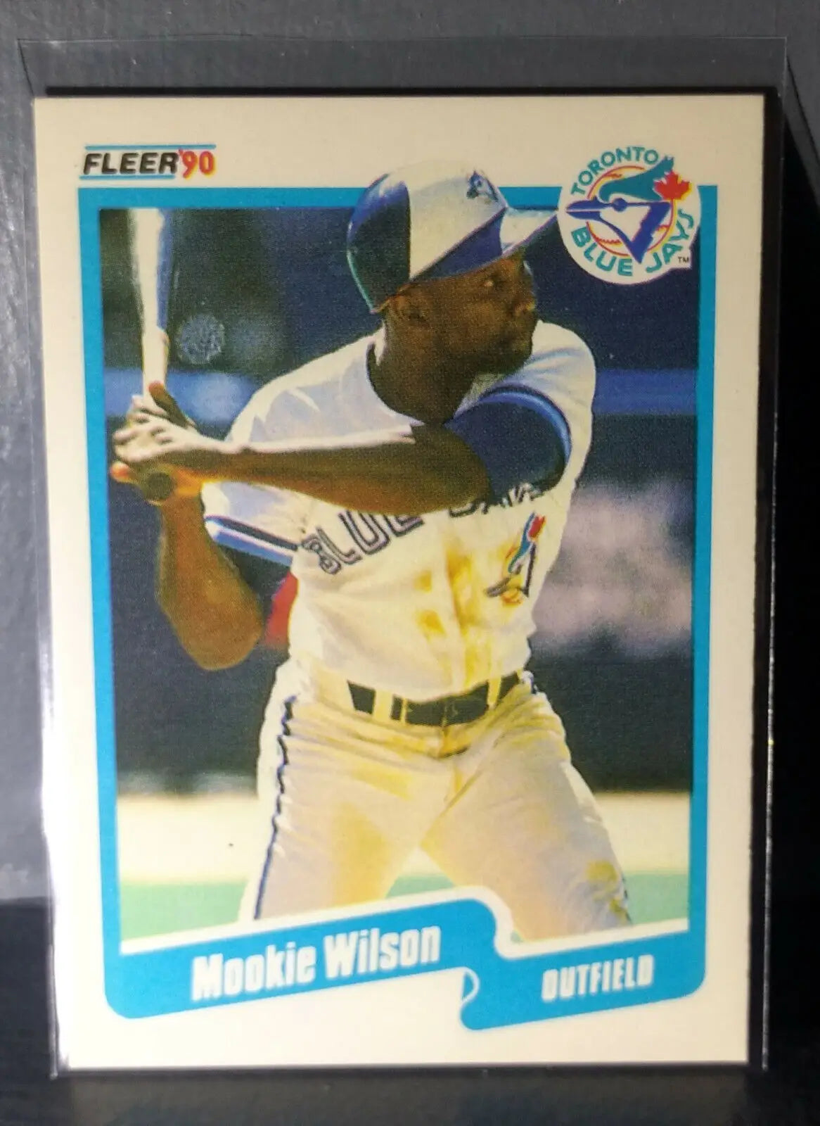 1990 Mookie Wilson Fleer Baseball Card #99 - Baseball Card Single