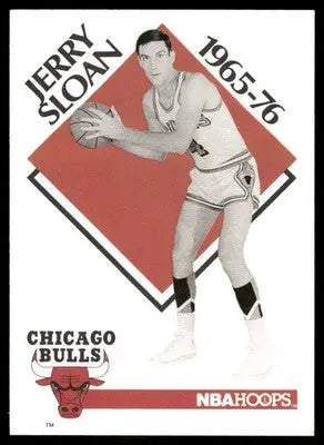 1990 NBA Hoops Jerry Sloan #354 Basketball - Basketball Card Single