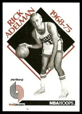 1990 NBA Hoops Rick Adelman #353 Basketball - Basketball Card Single