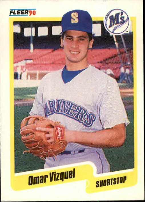 1990 Omar Vizquel Fleer Baseball Card #528 - Baseball Card Single