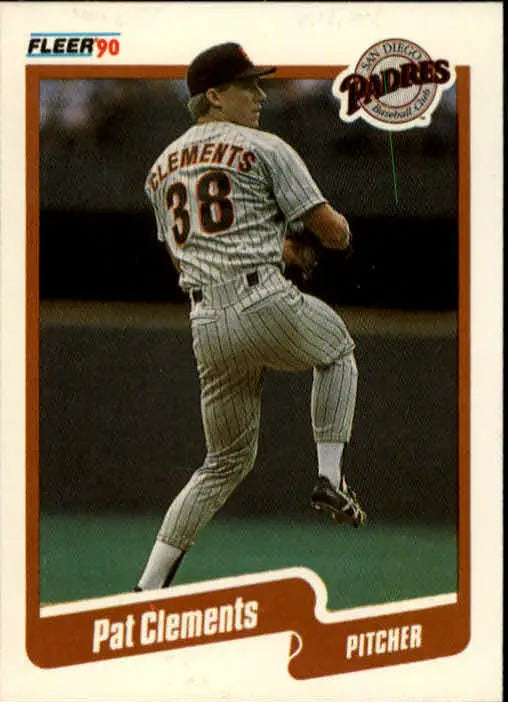 1990 Pat Clements Fleer Baseball Card #153 - Baseball Card Single