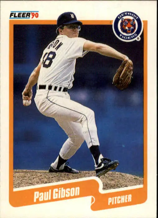 1990 Paul Gibson Fleer Baseball Card #602 - Baseball Card Single