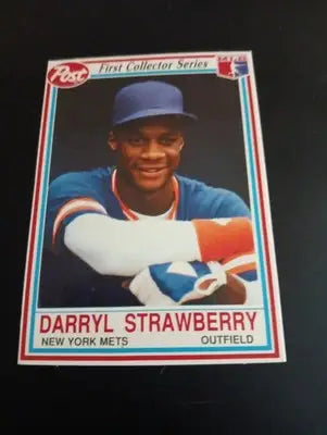 1990 Post Cereal - Darryl Strawberry #10. NY Mets. NRMT+