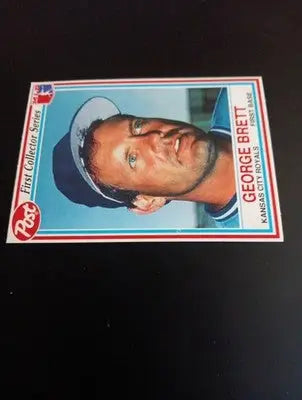 1990 Post - George Brett #4. Kansas City Royals. NRMT+ - Baseball Card Single