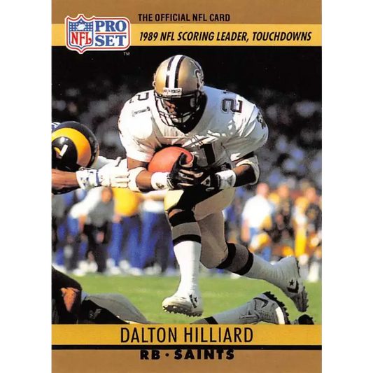 1990 Pro Set #12 Dalton Hilliard NM-MT New Orleans Saints Football Card - Football Card Single