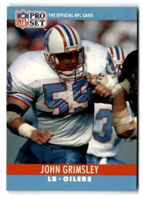 1990 Pro Set #120 John Grimsley - Football Card Single