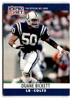 1990 Pro Set #130 Duane Bickett - Football Card Single