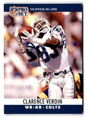 1990 Pro Set #137 Clarence Verdin - Football Card Single