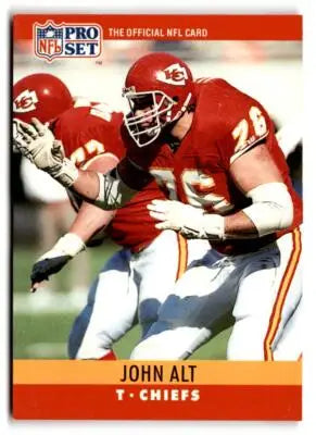 1990 Pro Set #140 John Alt - Football Card Single