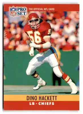 1990 Pro Set #143 Dino Hackett - Football Card Single