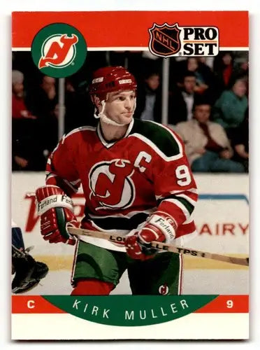 1990 Pro Set #172 Kirk Muller New Jersey Devils Hockey Cards EX/NM ID:60541 - Hockey Card Single