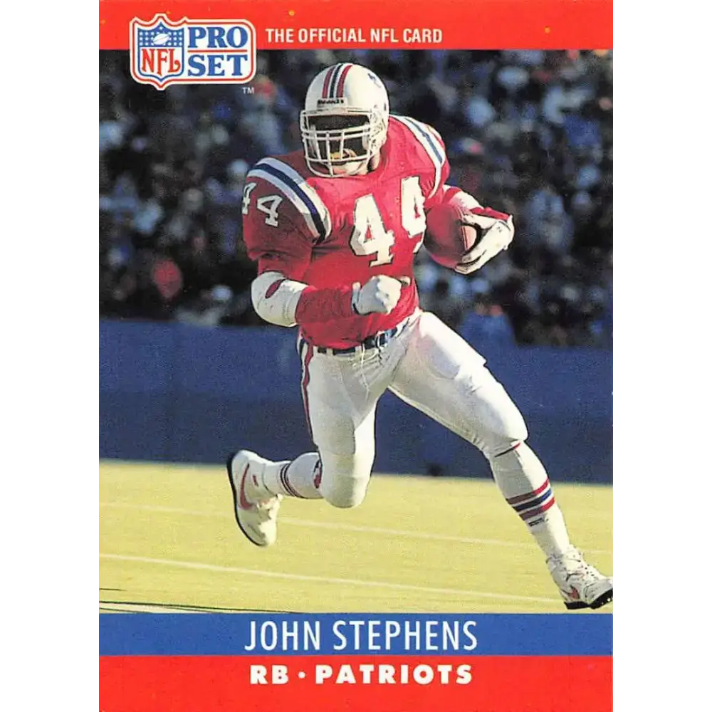 1990 Pro Set #207 John Stephens NM-MT New England Patriots Football Card - Football Card Single