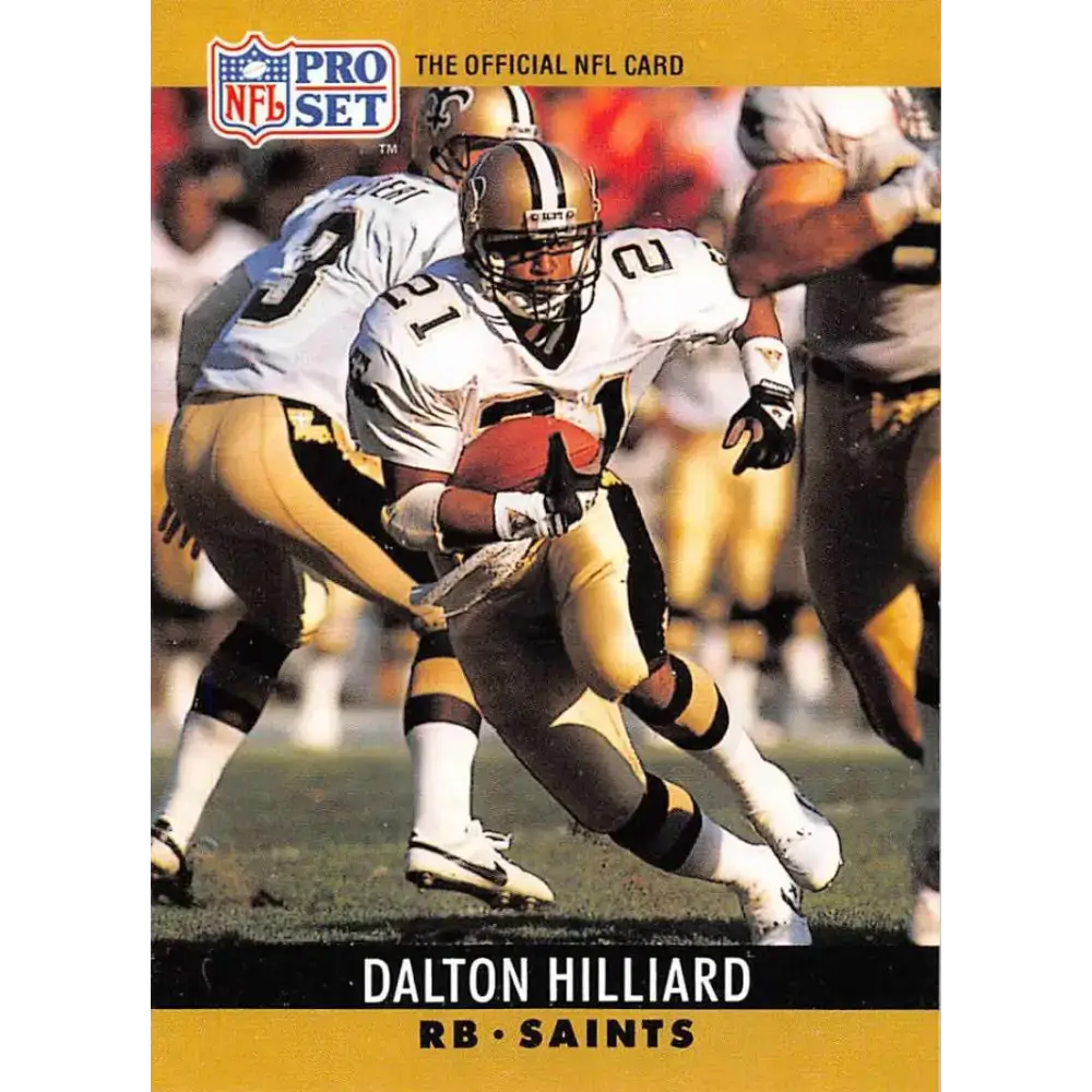 1990 Pro Set #213 Dalton Hilliard NM-MT New Orleans Saints Football Card - Football Card Single