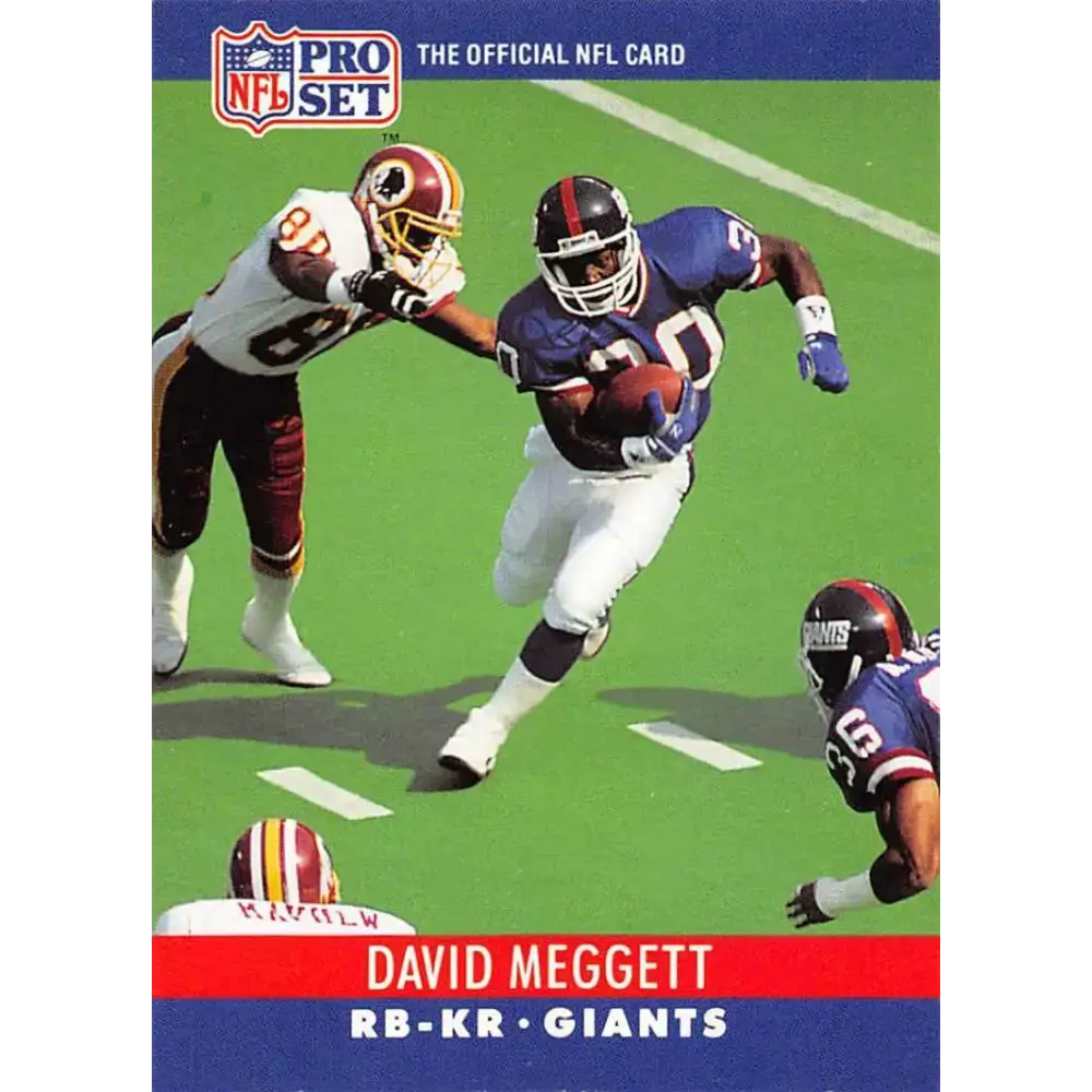 1990 Pro Set #228 Dave Meggett NM-MT New York Giants Football Card - Football Card Single